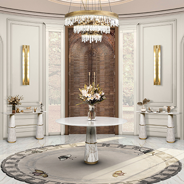 BB_AGRA_Console_NAICCA_Chandelier_AURUM_XL_WALL_LIGHT_AGRA_Dining_Table